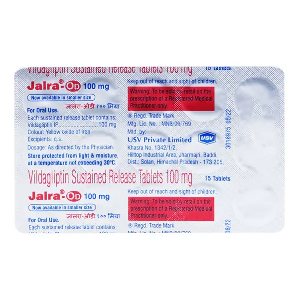 Jalra OD 100mg Tablet SR